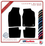 Ford Ka 2nd gen 2008-2012 Black Luxury Velour Tailored Car Mats HITECH