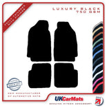 Fiat 131 1974-1984 Black Luxury Velour Tailored Car Mats HITECH