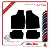 Fiat Panda 1988-1995 Black Luxury Velour Tailored Car Mats HITECH