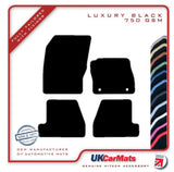 Ford Focus Mk3 (Driver Fixing Only) 2011-2015 Black Luxury Velour Tailored Car Mats HITECH