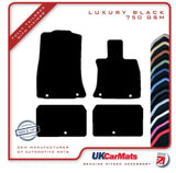 Genesis Electrified G80 2021 onwards Black Luxury Velour Tailored Car Mats HITECH