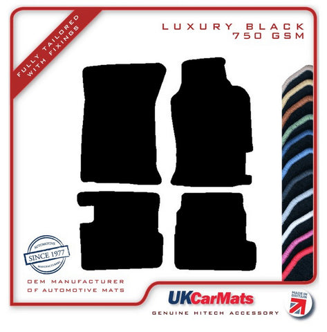 Honda Legend Coupe 1991-1994 Black Luxury Velour Tailored Car Mats HITECH