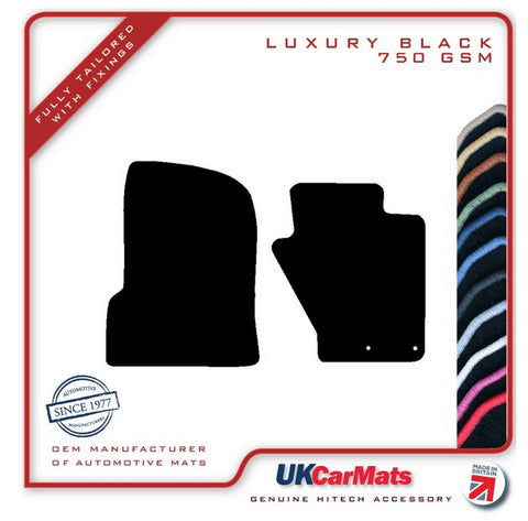 Honda S2000 1999-2009 Black Luxury Velour Tailored Car Mats HITECH