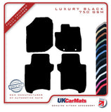 Honda Jazz 2008-2014 Black Luxury Velour Tailored Car Mats HITECH