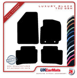 Hyundai i10 2019 onwards Black Luxury Velour Tailored Car Mats HITECH