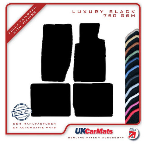 Jeep Cherokee 1993-2001 Black Luxury Velour Tailored Car Mats HITECH