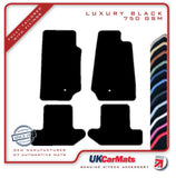 Jeep Wrangler 2Dr (JK) 2007-2017 Black Luxury Velour Tailored Car Mats HITECH