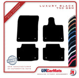 Jaguar I-Pace 2018 onwards Black Luxury Velour Tailored Car Mats HITECH