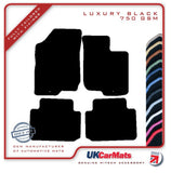 Kia Carens 2006-2013 Black Luxury Velour Tailored Car Mats HITECH