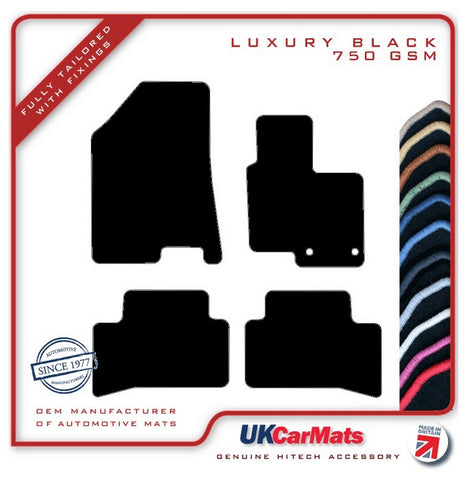 Kia Sportage Petrol  & Diesel 2022 onwards Black Luxury Velour Tailored Car Mats HITECH