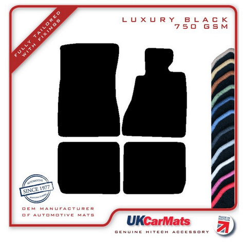 Lexus LS  2000-2006 Black Luxury Velour Tailored Car Mats HITECH