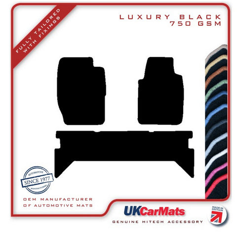 Land Rover Discovery  1989-1997 Black Luxury Velour Tailored Car Mats HITECH