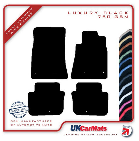Lexus GS 1998-2004 Black Luxury Velour Tailored Car Mats HITECH