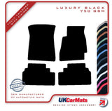 Lexus RX 2000-2003 Black Luxury Velour Tailored Car Mats HITECH