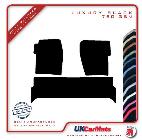 Land Rover Discovery  1998-2004 Black Luxury Velour Tailored Car Mats HITECH