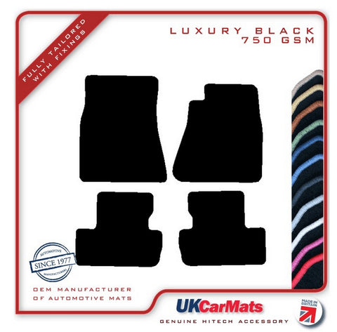 Lexus IS 2006-2013 Black Luxury Velour Tailored Car Mats HITECH