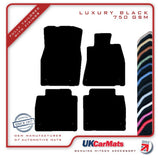 Lexus LS600H L 2008 onwards Black Luxury Velour Tailored Car Mats HITECH