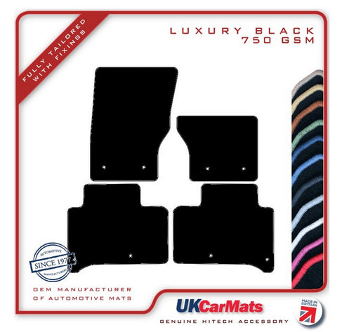 Land Rover Range Rover Sport L494 (Separate Rears) 2013-2022 Black Luxury Velour Tailored Car Mats HITECH