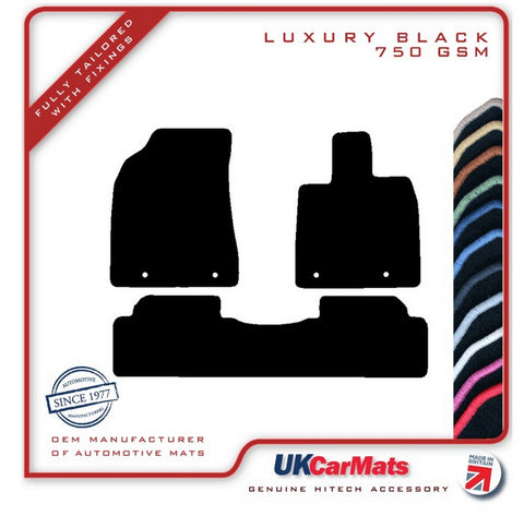 Lexus RX 2008-2016 Black Luxury Velour Tailored Car Mats HITECH