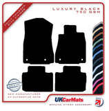 Lexus IS 300H 2013 onwards Black Luxury Velour Tailored Car Mats HITECH