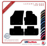 Land Rover Freelander 2 Facelift (Eyelets On All 4 Mats) 2013 onwards Black Luxury Velour Tailored Car Mats HITECH