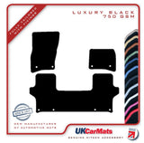 Land Rover Defender L663 90 3Dr 2020 onwards Black Luxury Velour Tailored Car Mats HITECH