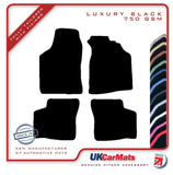 Mazda 323 1994-1998 Black Luxury Velour Tailored Car Mats HITECH
