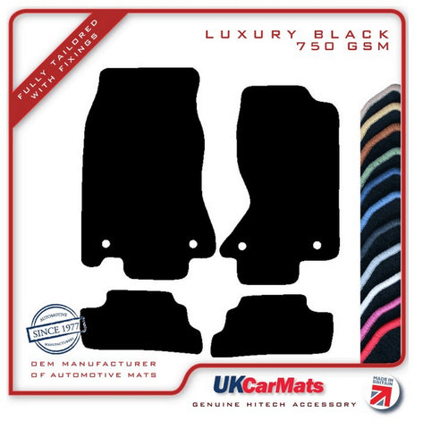 Mazda RX7  Mk3 1993-2001 Black Luxury Velour Tailored Car Mats HITECH