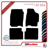 Mazda 323 1998-2004 Black Luxury Velour Tailored Car Mats HITECH