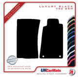 Mazda MX5 1998-2001 Black Luxury Velour Tailored Car Mats HITECH