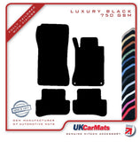 Mercedes C Class (W203) Saloon / Estate 2000-2006 Black Luxury Velour Tailored Car Mats HITECH