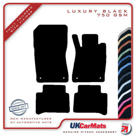 Mercedes CLS (W219) 2005-2010 Black Luxury Velour Tailored Car Mats HITECH