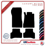 Mercedes CLK (W208) Coupe 1997-2002 Black Luxury Velour Tailored Car Mats HITECH