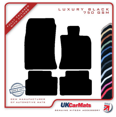 Mini Clubman R55 2007-2014 Black Luxury Velour Tailored Car Mats HITECH