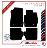 Mazda 2 2007-2014 Black Luxury Velour Tailored Car Mats HITECH