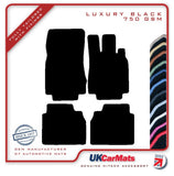 Mercedes S Class (W220) Saloon LWB 1999-2006 Black Luxury Velour Tailored Car Mats HITECH