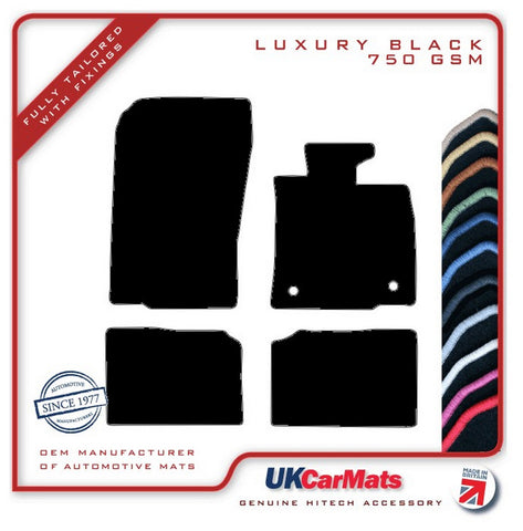 Mini Countryman R60 2010-2016 Black Luxury Velour Tailored Car Mats HITECH
