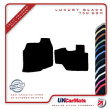 Mitsubishi Fuso Canter 2012 onwards Black Luxury Velour Tailored Car Mats HITECH