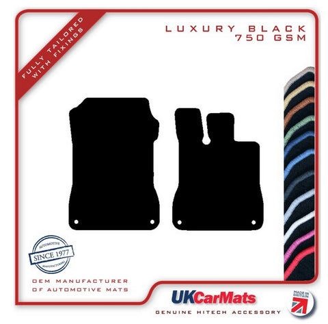 Mercedes SL (R231) 2 Seater 2011 onwards Black Luxury Velour Tailored Car Mats HITECH