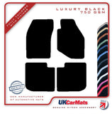 Mitsubishi Evo 1-2-3 1992-1996 Black Luxury Velour Tailored Car Mats HITECH