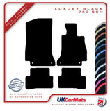 Mercedes C Class (W205)  Saloon / Estate 2015-2021 Black Luxury Velour Tailored Car Mats HITECH