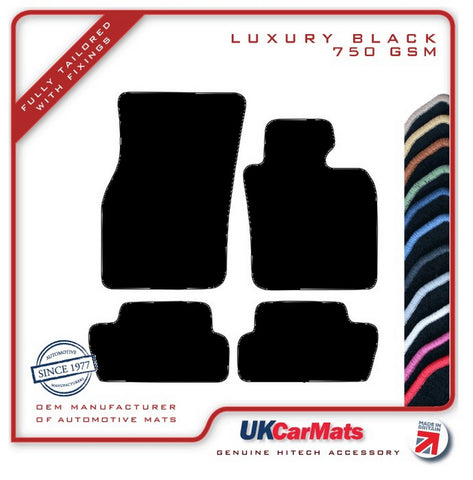 Mini Mk3 3 Door F56 2014-2024 Black Luxury Velour Tailored Car Mats HITECH