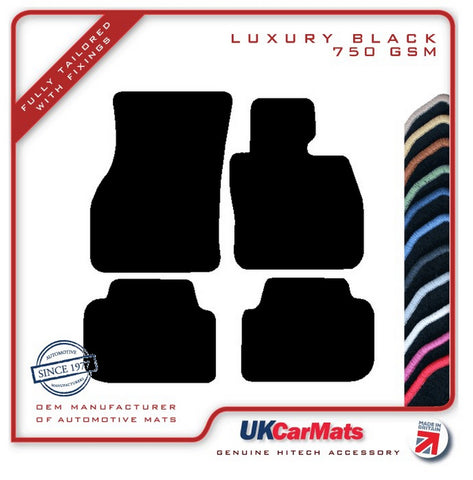 Mini Clubman F54 2015 onwards Black Luxury Velour Tailored Car Mats HITECH