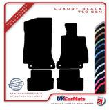 Mercedes C Class (W205) Coupe Automatic 2016-2021 Black Luxury Velour Tailored Car Mats HITECH