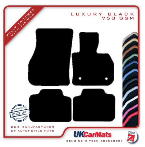 Mini Countryman F60 2017-2023 Black Luxury Velour Tailored Car Mats HITECH