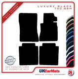 Mercedes S Class (W126) Saloon LWB 1982-1992 Black Luxury Velour Tailored Car Mats HITECH