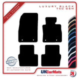 Mazda 2 2014 onwards Black Luxury Velour Tailored Car Mats HITECH