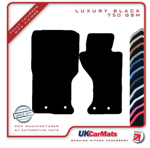 Mazda MX5 2015 onwards Black Luxury Velour Tailored Car Mats HITECH