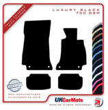 Mercedes E Class (C238) Coupe /  (A238) Convertible 2017 onwards Black Luxury Velour Tailored Car Mats HITECH