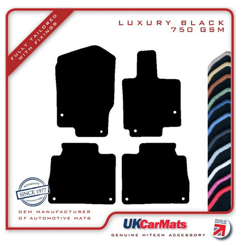 Mercedes GLE Class (W167) 2019 onwards Black Luxury Velour Tailored Car Mats HITECH